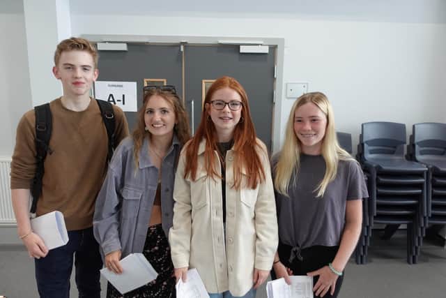 GCSE joy for students at Duchess's Community High School in Alnwick