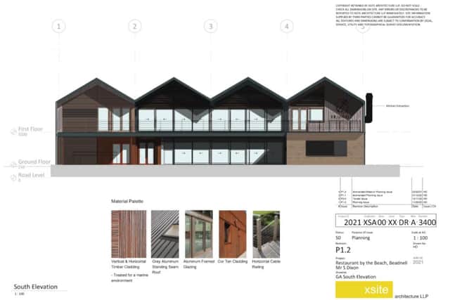 Amended plans for the south elevation. Picture: xsite architecture