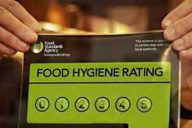 Food hygiene ratings are issued by the FSA.