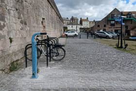 ​A bike pump and repair stand has now been installed on the Quayside.
