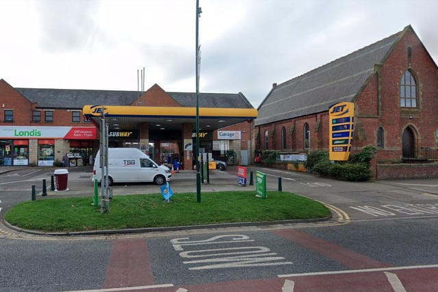 Unleaded petrol at BP, Bedlington (picture shows when it was a Jet filling station), cost £1.66.9 per litre and diesel £1.79.9 per litre on Wednesday, March 23.