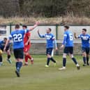 Tweedmouth Rangers in action. They lost to second-placed St Andrews on Saturday. Picture: Tweedmouth Rangers