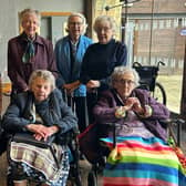 Front row: Helen Longfield, Valerie Steele, Audrey Marks. Back row: Joyce McDougle, Lorna Teesdale, Eva Thompson, Anne Walton. Picture: Alnwick Castle