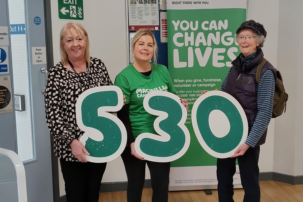 Hadrian's Wall walk by Morpeth resident raises funds for Macmillan Cancer Support 