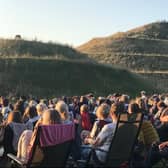 Sell-out performance at Northumberlandia. Picture: Frances Smiles