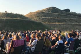 Sell-out performance at Northumberlandia. Picture: Frances Smiles