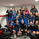 Alnwick Town Ladies celebrate their FA Cup win against Gateshead. Picture: Alnwick Town Ladies