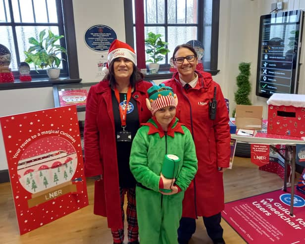 A Christmas fair was held at Berwick Railway Station last Sunday to raise funds for The Samaritans.
