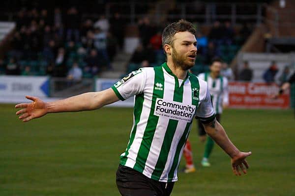 Club legend Robbie Dale made 680 appearances for Blyth Spartans before retiring last year. (Photo credit: Bill Broadley)