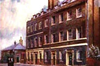 Downing Street in 1907 by Charles E. Flower.