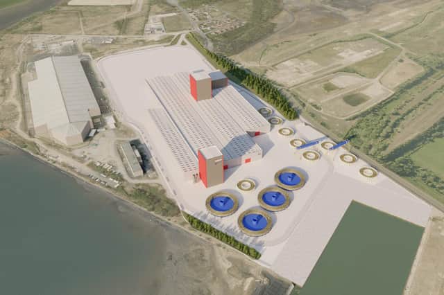 A CGI of JDR’s Cambois facility.