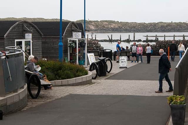 Businesses have reopened at Amble Harbour Village. Picture: The Ambler