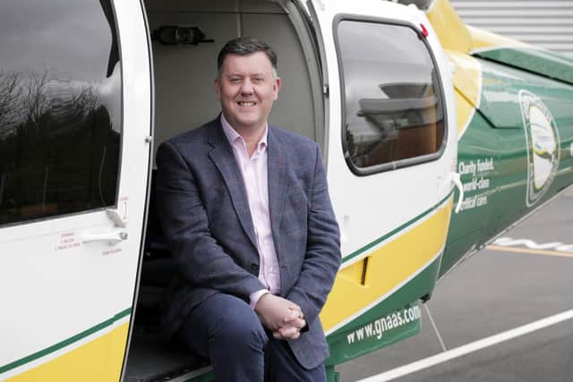 Great North Air Ambulance Service chief executive David Stockton. Picture: Stuart Boulton.