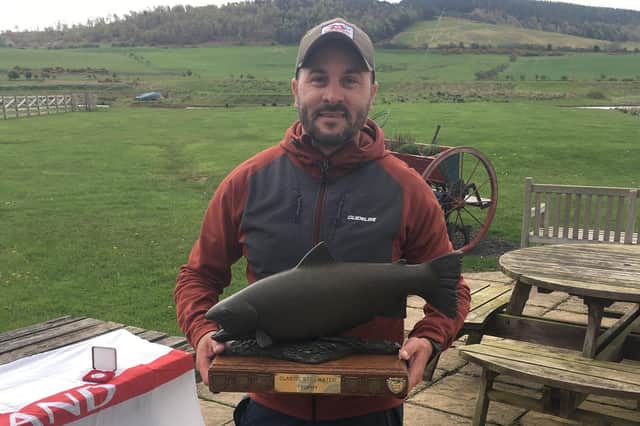 Morpeth angler Ali Tait with his trophy. Picture: Angling Trust Competitions