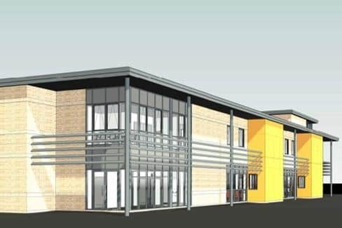 A CGI image of the proposed sixth form centre.