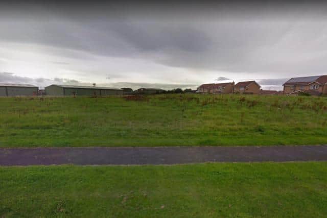 The site to the south of Southmead in Amble where 12 bungalows are proposed. Picture from Google