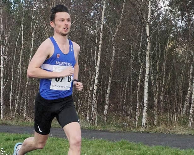 James Young helped Morpeth Harriers retain their Senior Men's title at the Elswick Relays. Picture: Peter Scaife