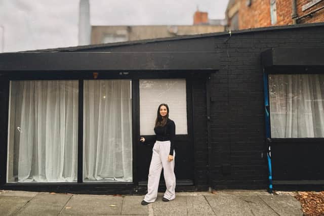 Georgia Dixon outside Sculpt in Blyth.