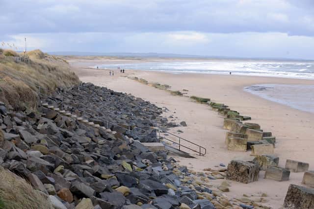 An object, believed to be a deceased whale,  has been spotted floating off the Northumberland Coast
