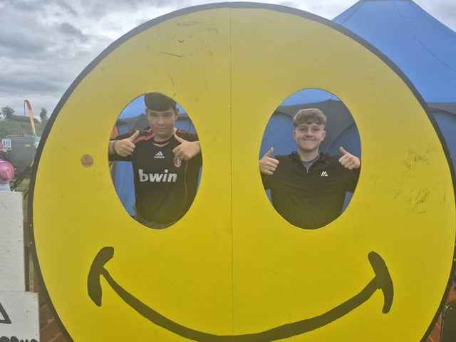 Smiles all round.