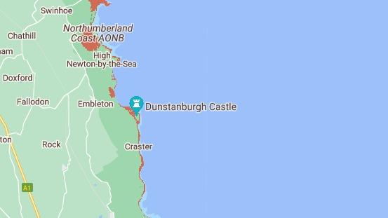 By 2050, The coastline along this are will have retreated. Dunstanburgh Castle will also be submerged if nothing changes.