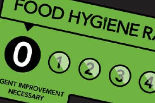 A zero rating is the lowest score possible, and the local authority will be wanting the takeaway to make urgent improvements.
