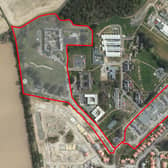 The land for sale is split across two individual areas.