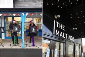 The Maltings has supported The Earl Grey Saxophone Band thanks to help from the Culture Recovery Fund.