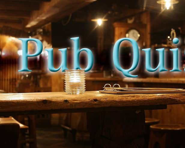 Our "pub" quiz will keep you entertained during lockdown.