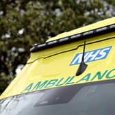 The North East Ambulance Service took one person to hospital.