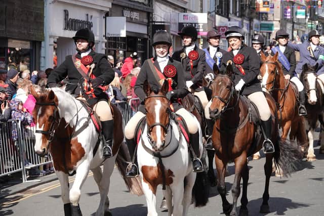 Participants in Berwick Riding of the Bounds 2019. Picture by Jane Coltman.