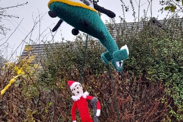 Elf fell and broke his leg, he needs assistance from the air ambulance.