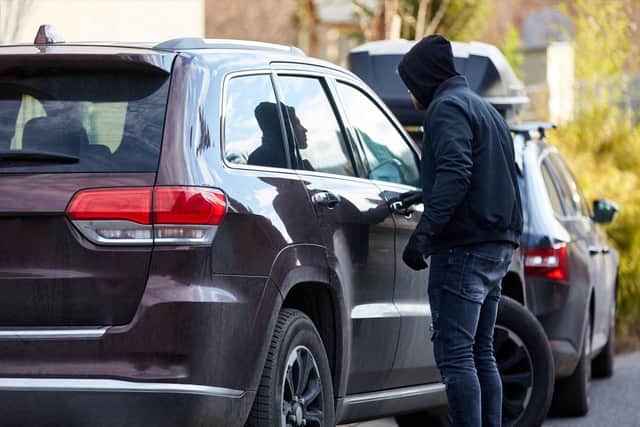 A teenager has been arrested in Cramlington following a spate of attempted car thefts.