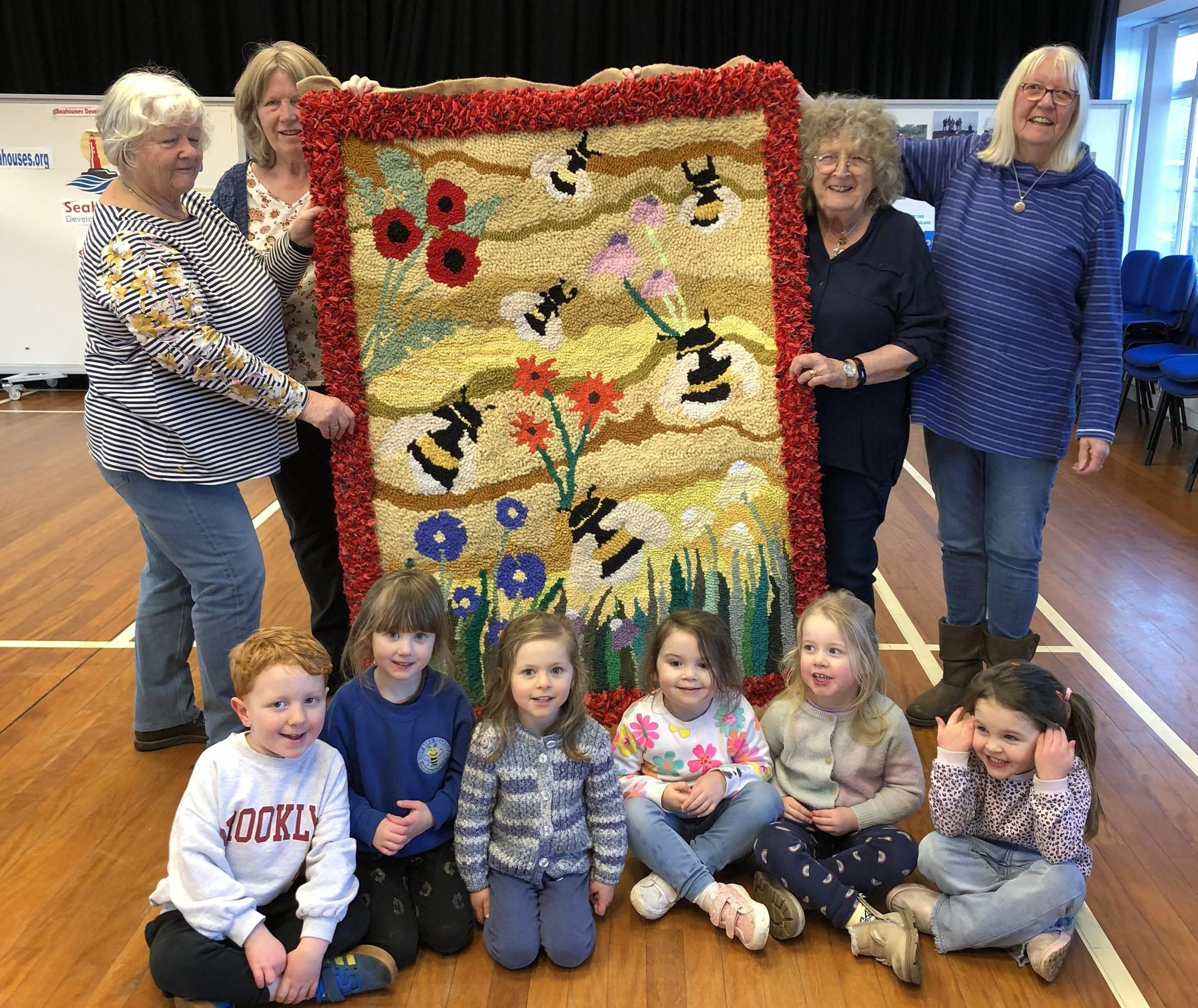 Northumberland crafting heritage celebrated as beautiful proggy mat ...