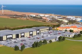 An impression of the Loaning Meadows Retail Park in Berwick.