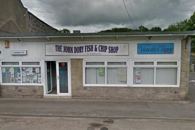 The John Dory Fish and Chip Shop in Belford is ranked number 5.