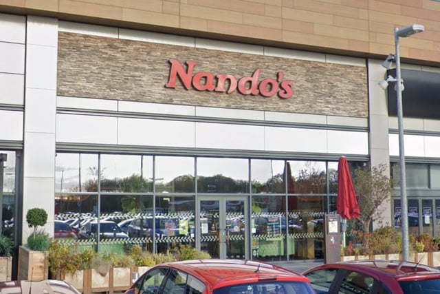 Rated 5: Nando's at Manor Walks Shopping Centre, Cramlington, rated on July 7.