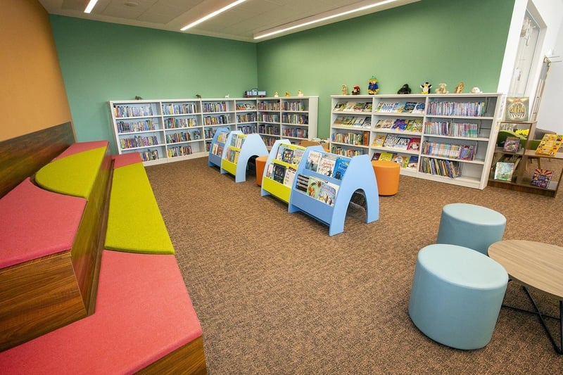 The children's area of the library.