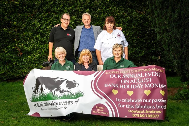 Annual 'bank collie-day' at Northumberland cafe hailed a success