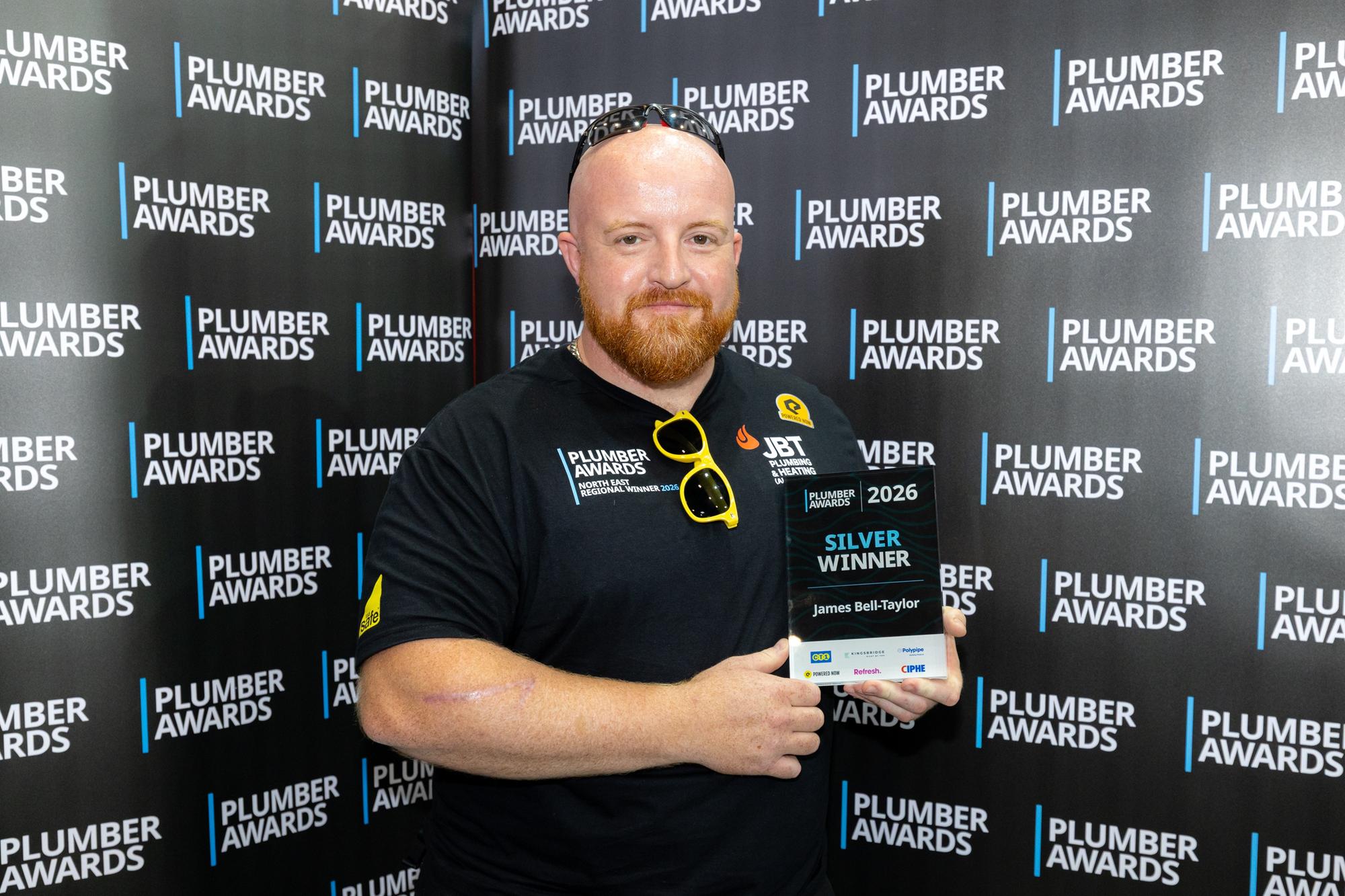 Alnwick plumber 'extremely proud' after success at national awards