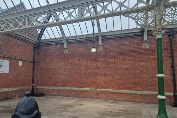 The mural has been removed from Tynemouth station by North Tyneside Council following a credible threat to its safety. (Photo by LDRS)