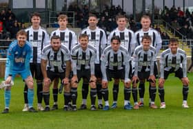 Ashington's line-up in the 3-1 win against Beverley Town. Picture: Ian Brodie