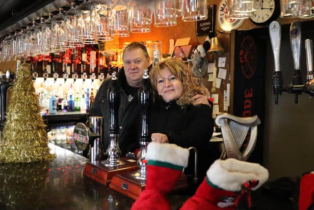 Fee and Nick Purvis of the Northumberland Arms in Bedlington donated £500.