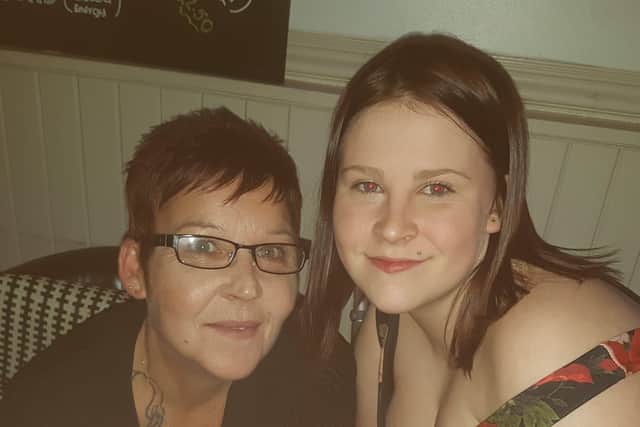 Mandy Gillie and her daughter Chelsea, who was just 17 when she died.