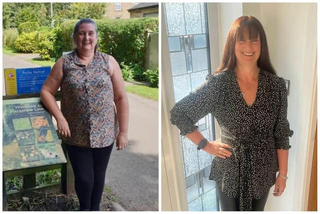 Karen lost four stone and four pounds in eight months. (Photo by Slimming World)