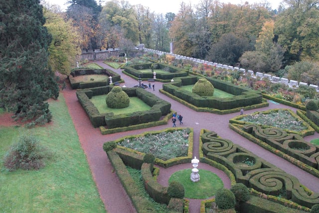 Where is this ornate garden to be seen?