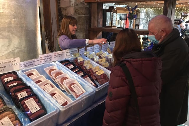 Susan Rutherford of Burnside Farm Foods explains her wide range of processed meats.