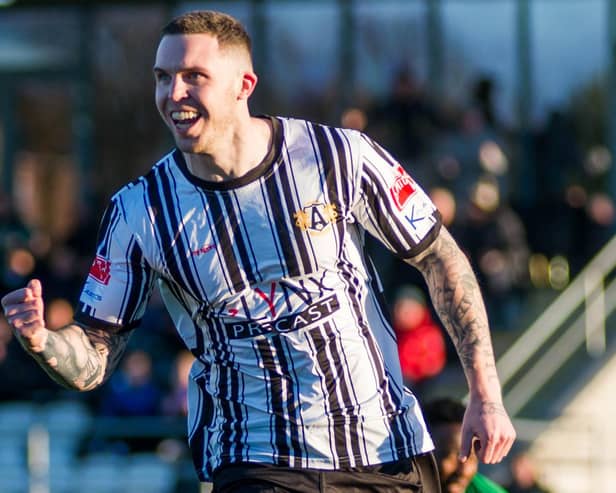 Connor Thomson scored the winner as Ashington beat Consett. Picture: Ian Brodie