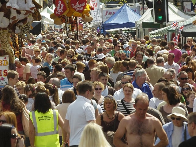 The event attracts tens of thousands of people.