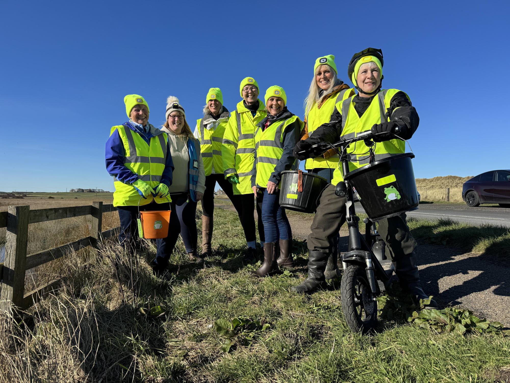 Toad Angels hop back into action on the Northumberland coast